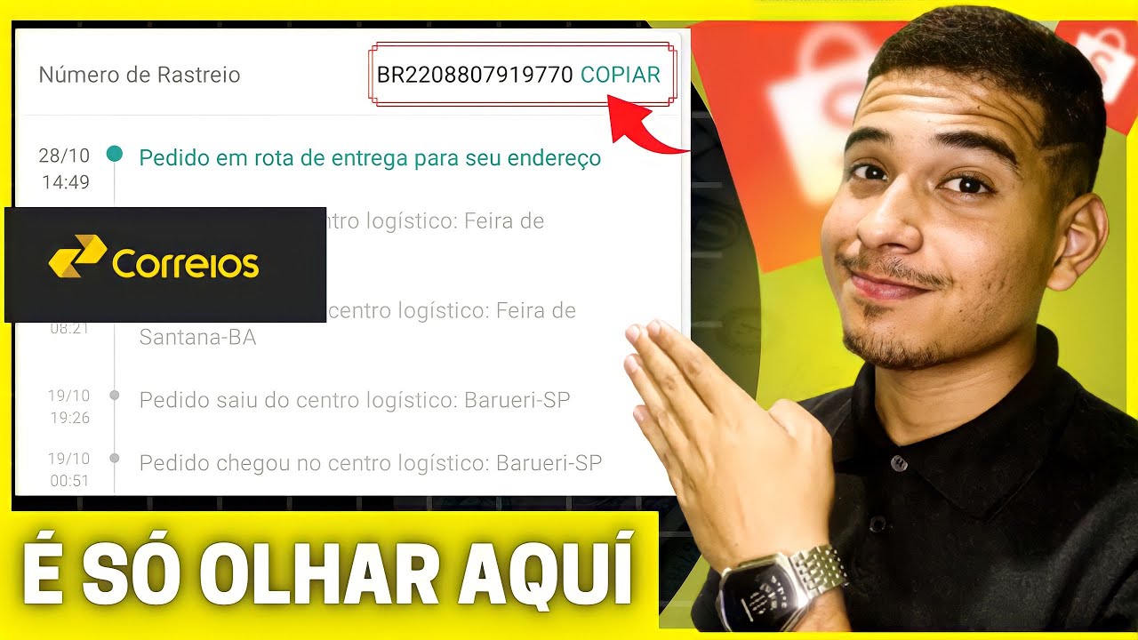 COMO SABER SE MINHA ENCOMENDA VEM PELO CORREIO OU TRANSPORTADORA?