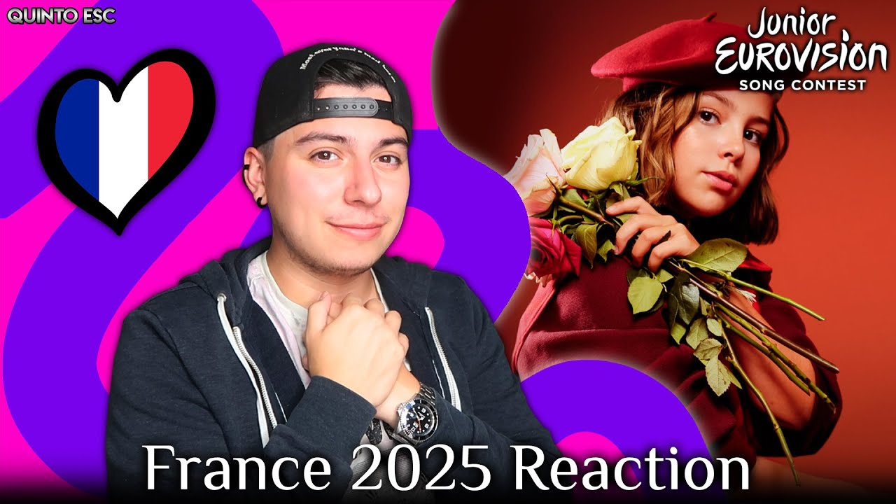 Lou Deleuze - Ce monde Reaction - Junior Eurovision 2025 (France) - Quinto ESC