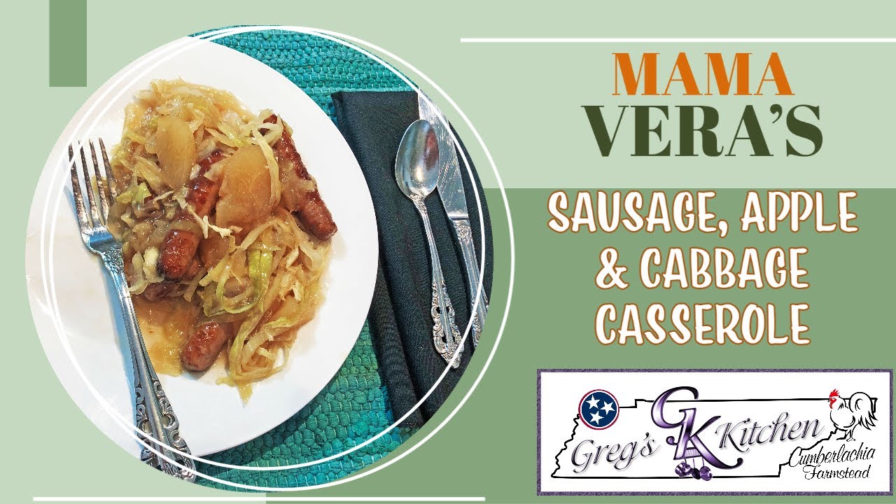 Sausage, Apple & Cabbage Casserole