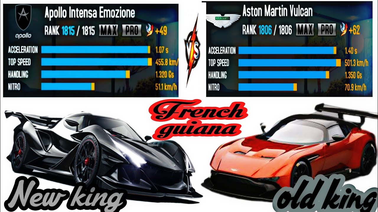 Asphalt 8 - New King and Old King Race - French Guiana (Max Pro)