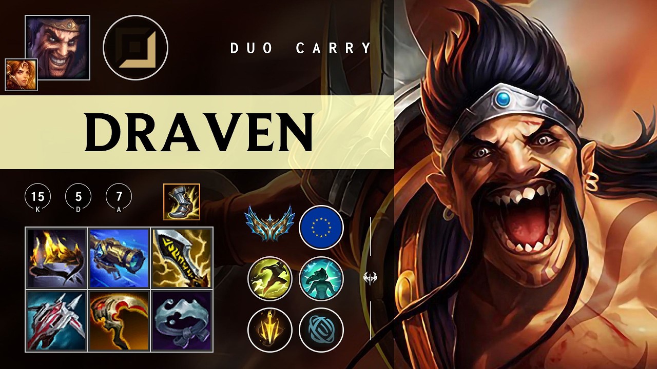 Draven ADC vs Ashe - EUW Challenger Patch 26.05