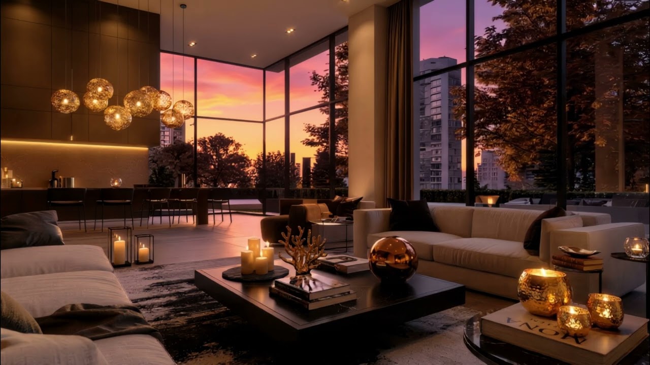 Cozy Living Room Jazz 🕯️ Soft Relaxing Instrumental for Peaceful Evenings