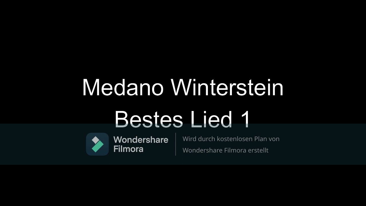 Medano Winterstein Bestes Lied