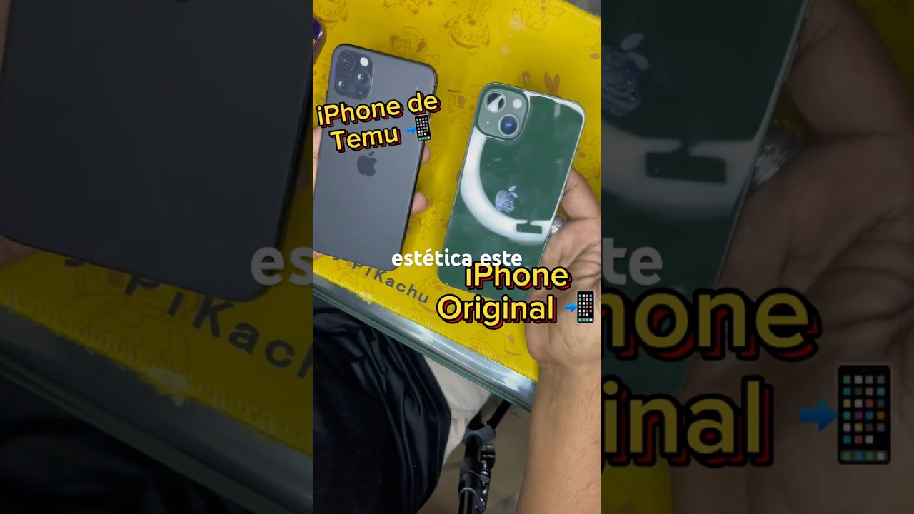 IPHONE DE TEMU(FAKE) 📵VS IPHONE ORIGINAL📲📶