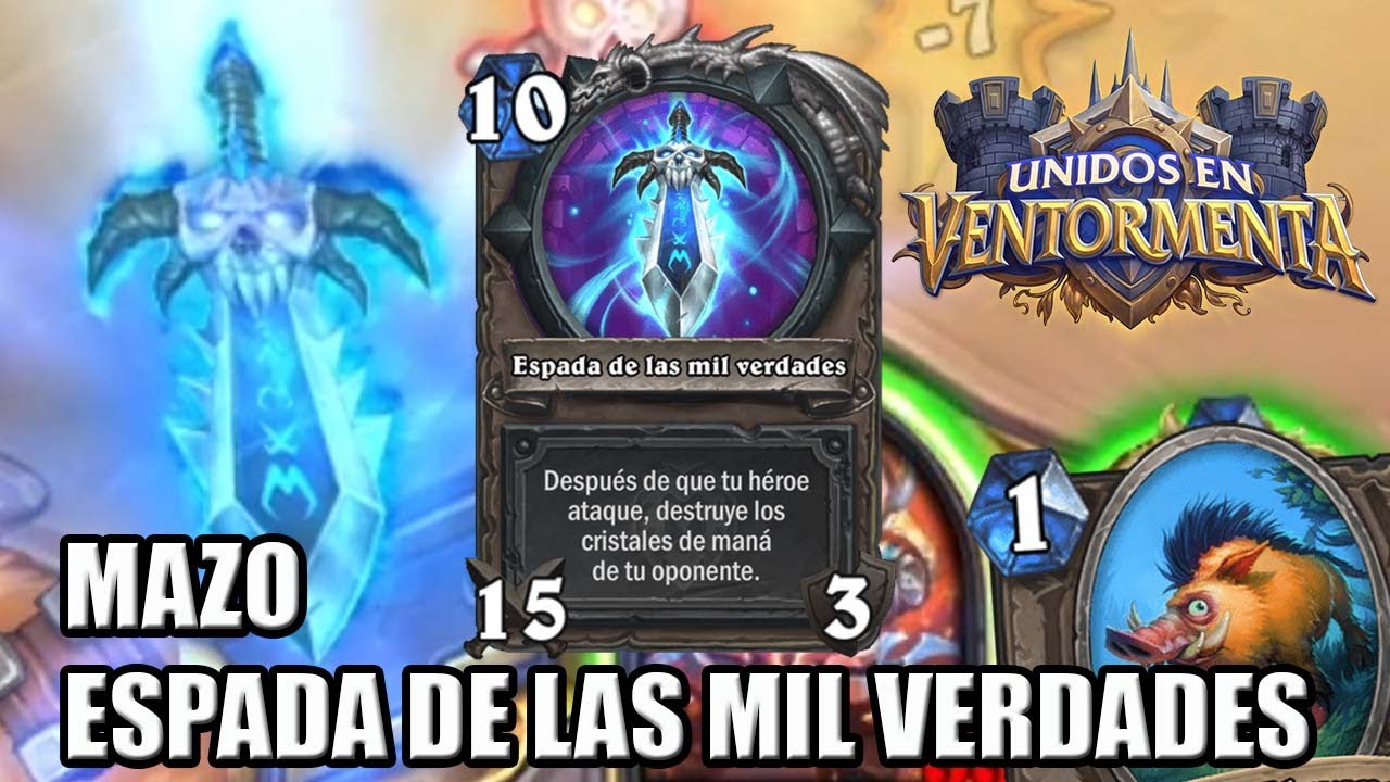 ¡ÉPICA partida con la ESPADA DE LAS MIL VERDADES! Mazo Cazador Jabalíes de Elwynn | Hearthstone