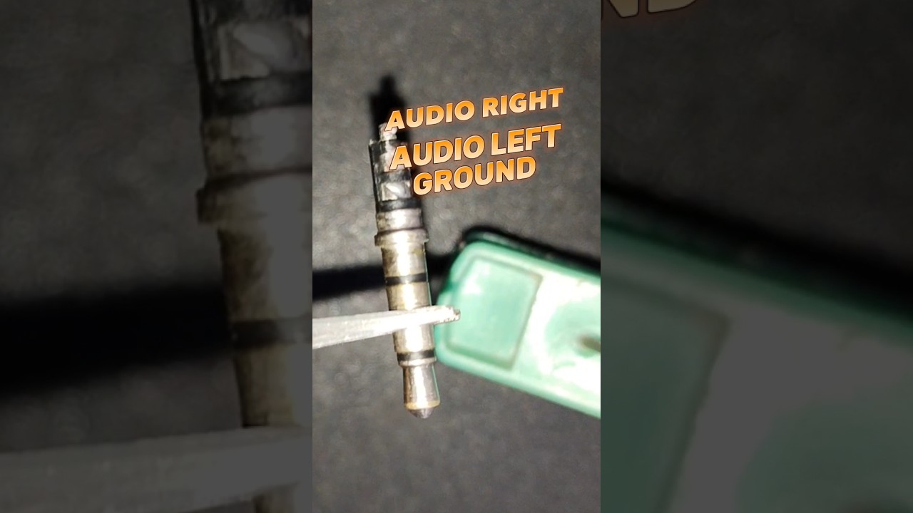 How to make a AUX cable using useless EARPHONE and USB #shots
