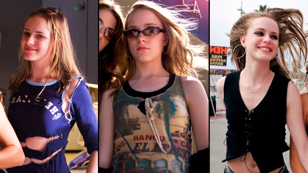 All of Evan Rachel Wood's outfits (as Tracy Freeland) in Thirteen (2003)