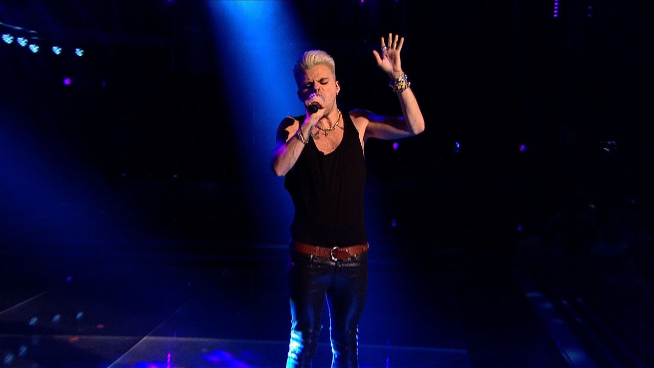 Vince Kidd performs 'Back To Black' - The Voice UK - Live Semi Final - BBC