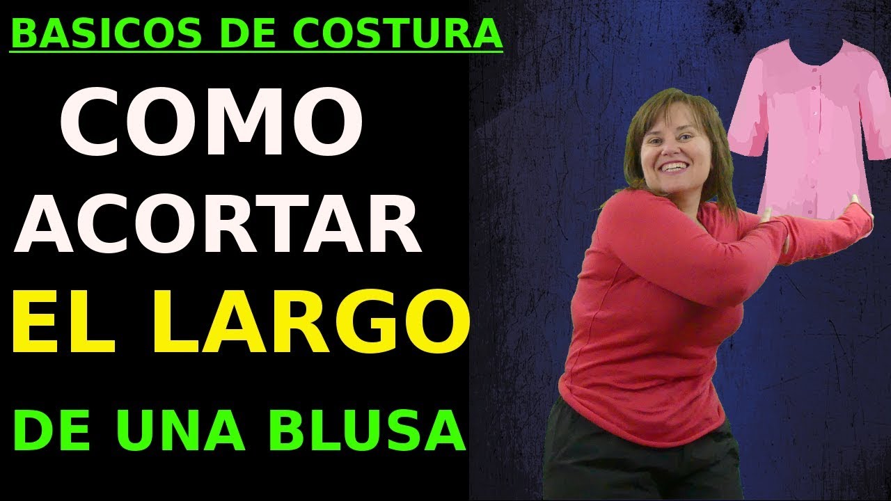 Como acortar una blusa o camisa de algodón.🌟🌟🌟🌟🌟