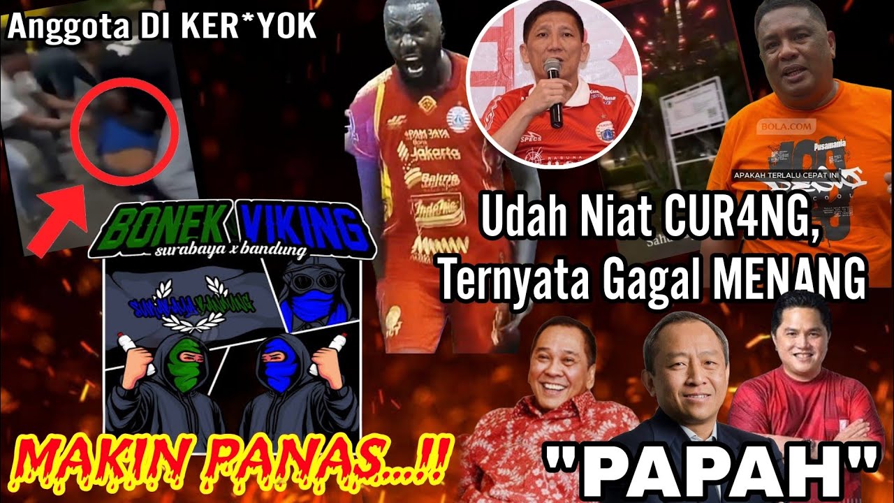 Niat Mau Curang, Ternyata Gagal Menang🤣Makin Panas Viking vs Bonek🔥Pemilik Klub Liga 1