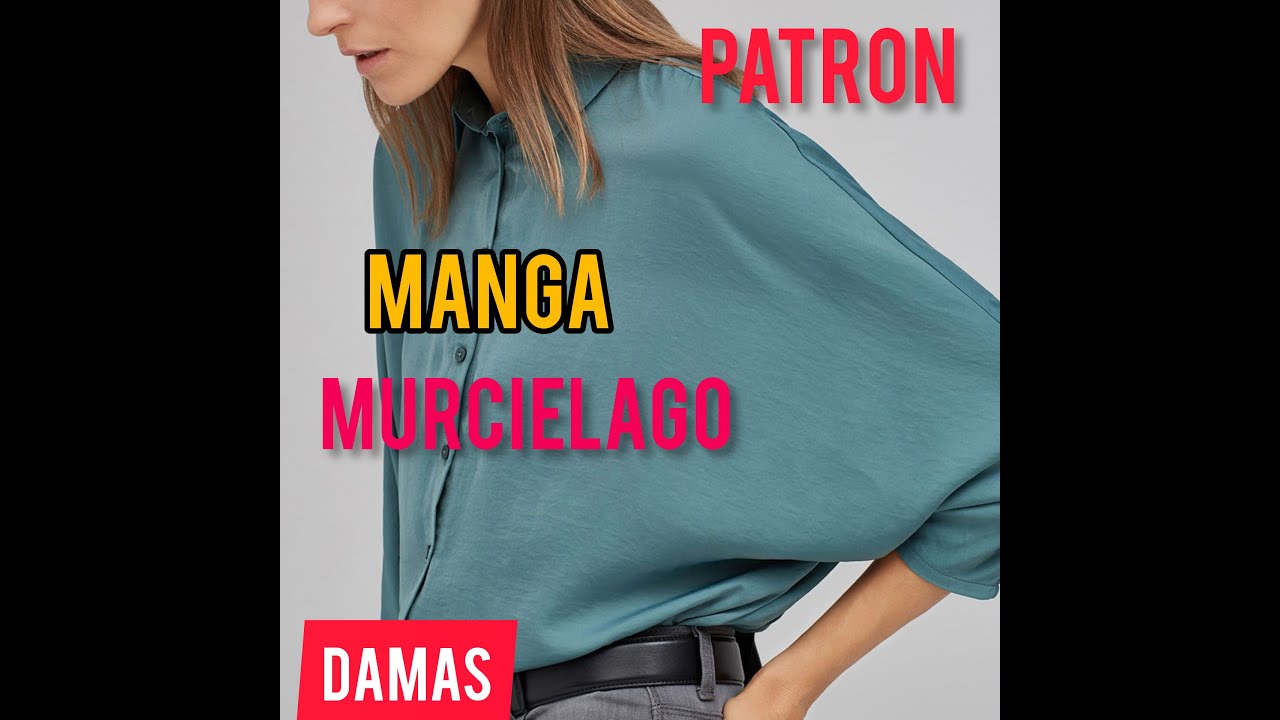 Como hacer patrón blusa manga Murciélago  fácil