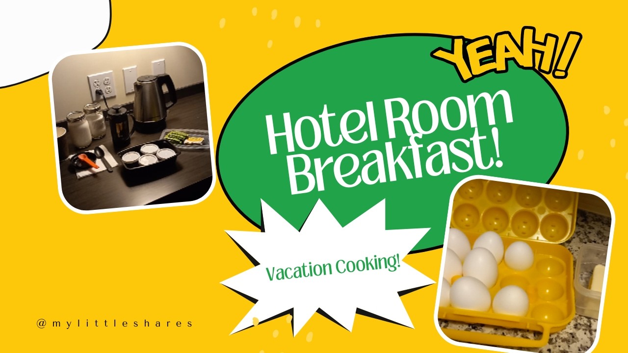 Hotel Room Breakfast! Vacation Cooking!