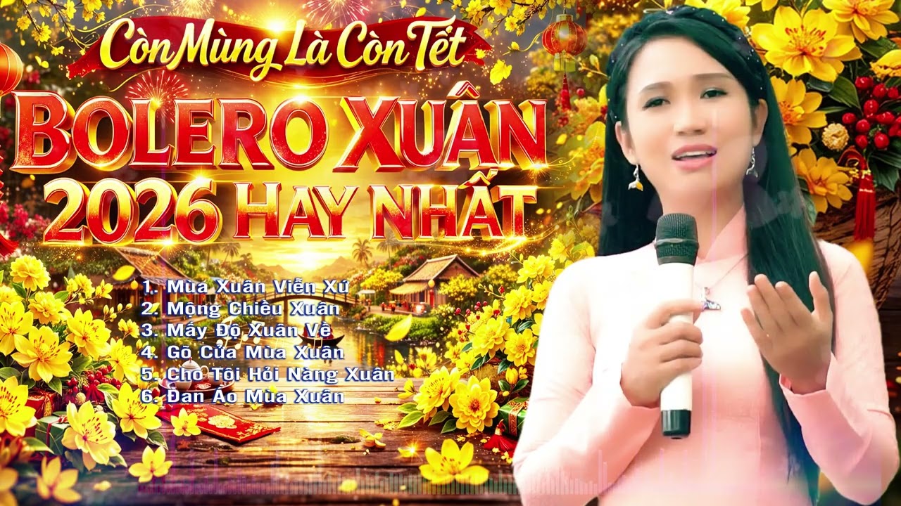Mùa Xuân Viễn Xứ - Bolero Xuân 2026 Hay Nhất Nghe Là May Mắn Cả Năm -  Hồng Ân || Giọng Ca Mới