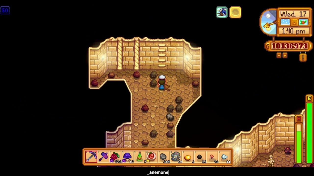 Getting to floor 100 without stairs (Skull Cavern) - No Mods
