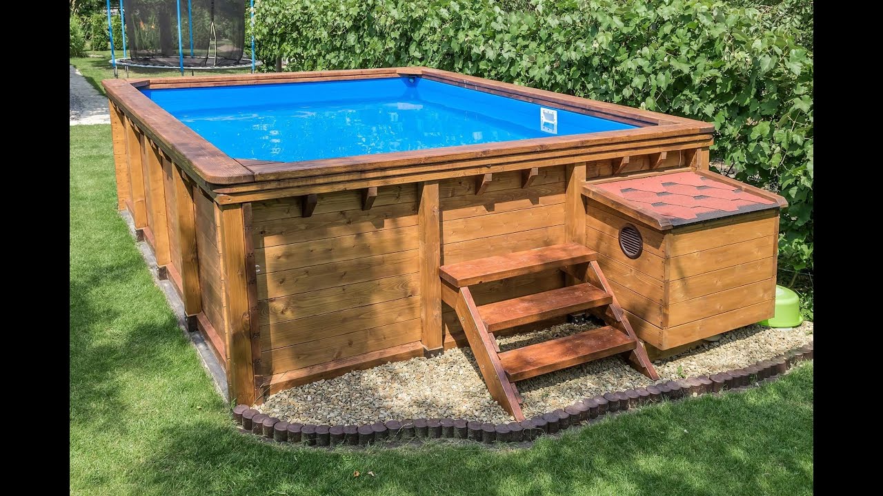 WOODEN SWIMMING  POOL #  BASEN DREWNIANY # ДЕРЕВЯННЫЙ БАССЕЙН