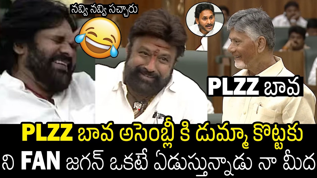 CM Chandra Babu Hilarious Funny Satires On Balayya About His Fan YS Jagan | Always Filmy