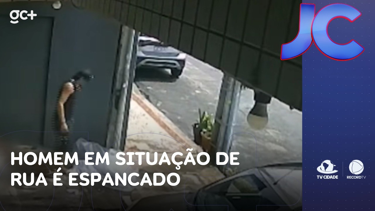 Homem em situação de rua é espancado enquanto dormia na calçada | Jornal da Cidade