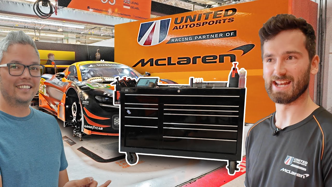 24hr Le Mans Racing Team Toolbox Tour! (United Autosports)