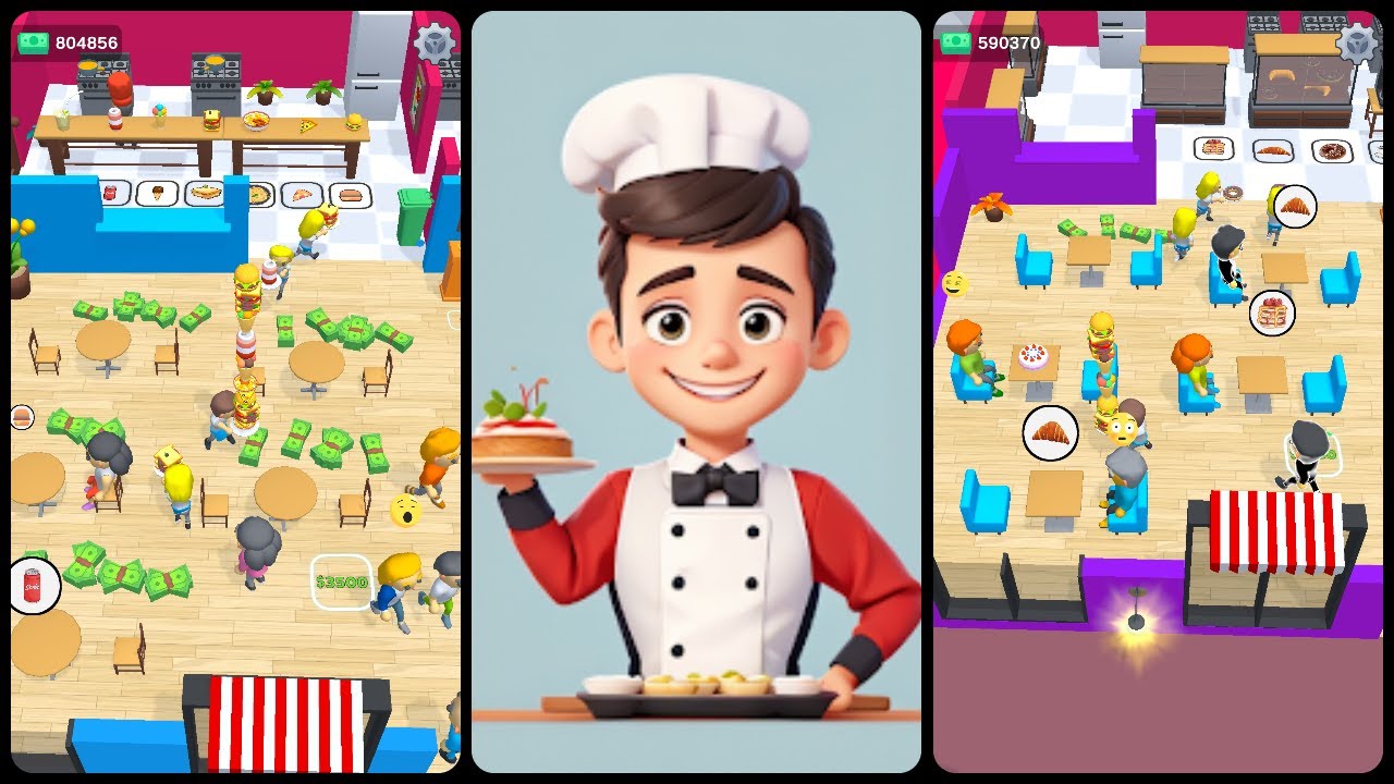 Idle Restaurant Cooking Gameplay Android