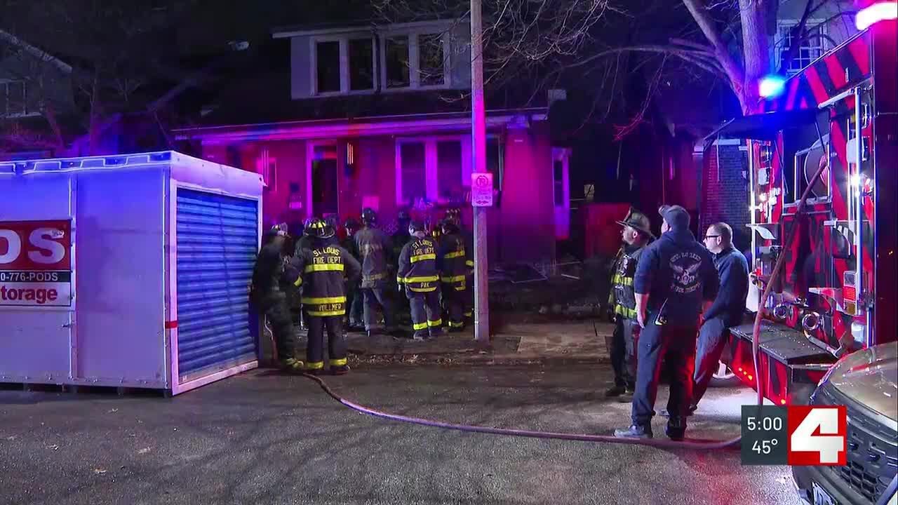 2 hospitalized after house fire in Shaw neighborhood