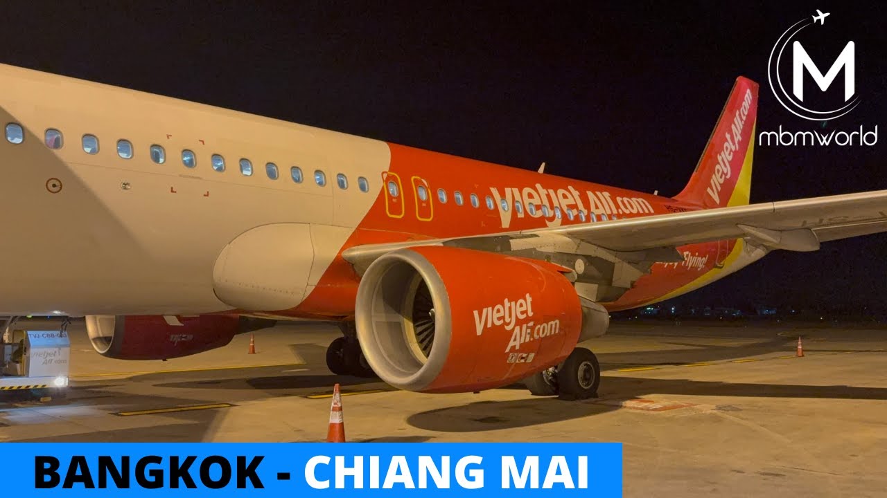 Thai VietJet Air Flight Experience: VZ 2106 Bangkok to Chiang Mai