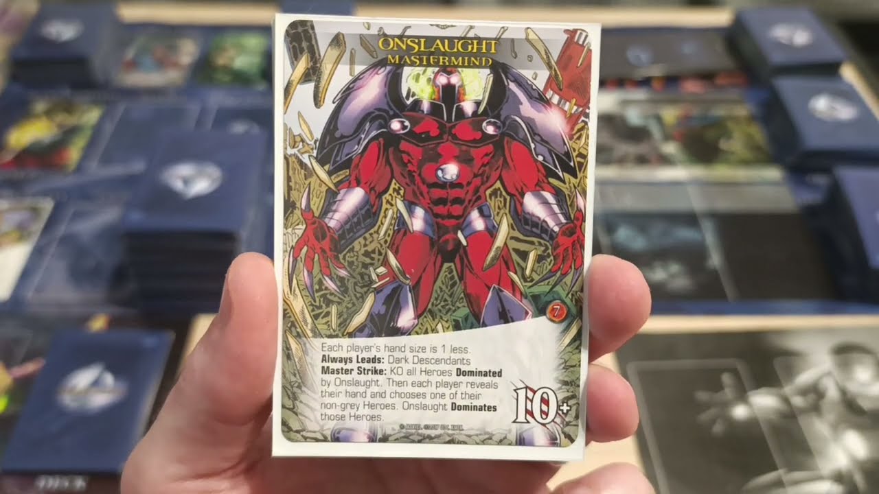 ANAD Marvel Legendary CZ S2E53/138 - Onslaught teach Black Widows how to onslaught us repeatably!