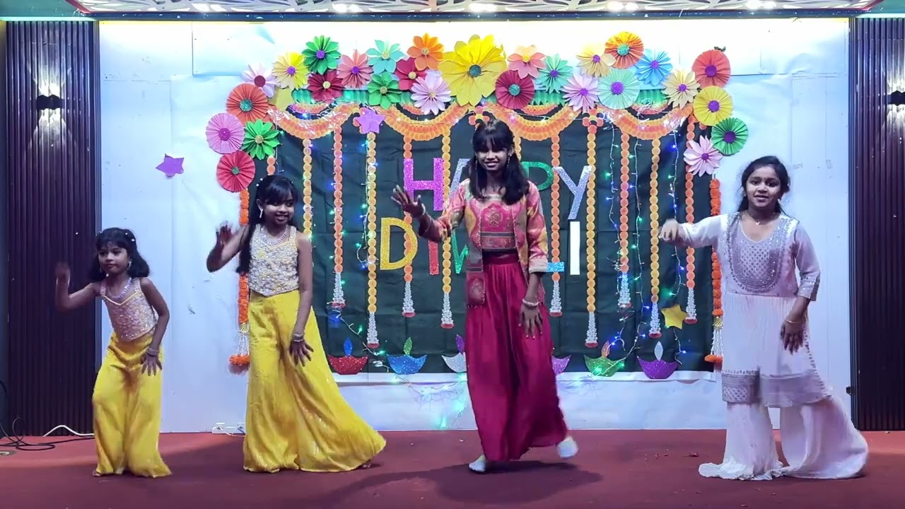 Trending girls dance 2025 | Diwali party dance | Diya dance | jingucha | monica | juffair heights 