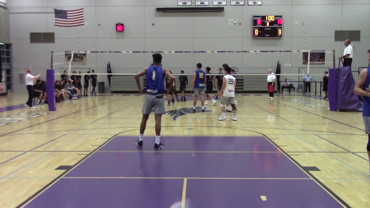 Clovis High Boys Volleyball vs Madera South  03-15-17 Set 3