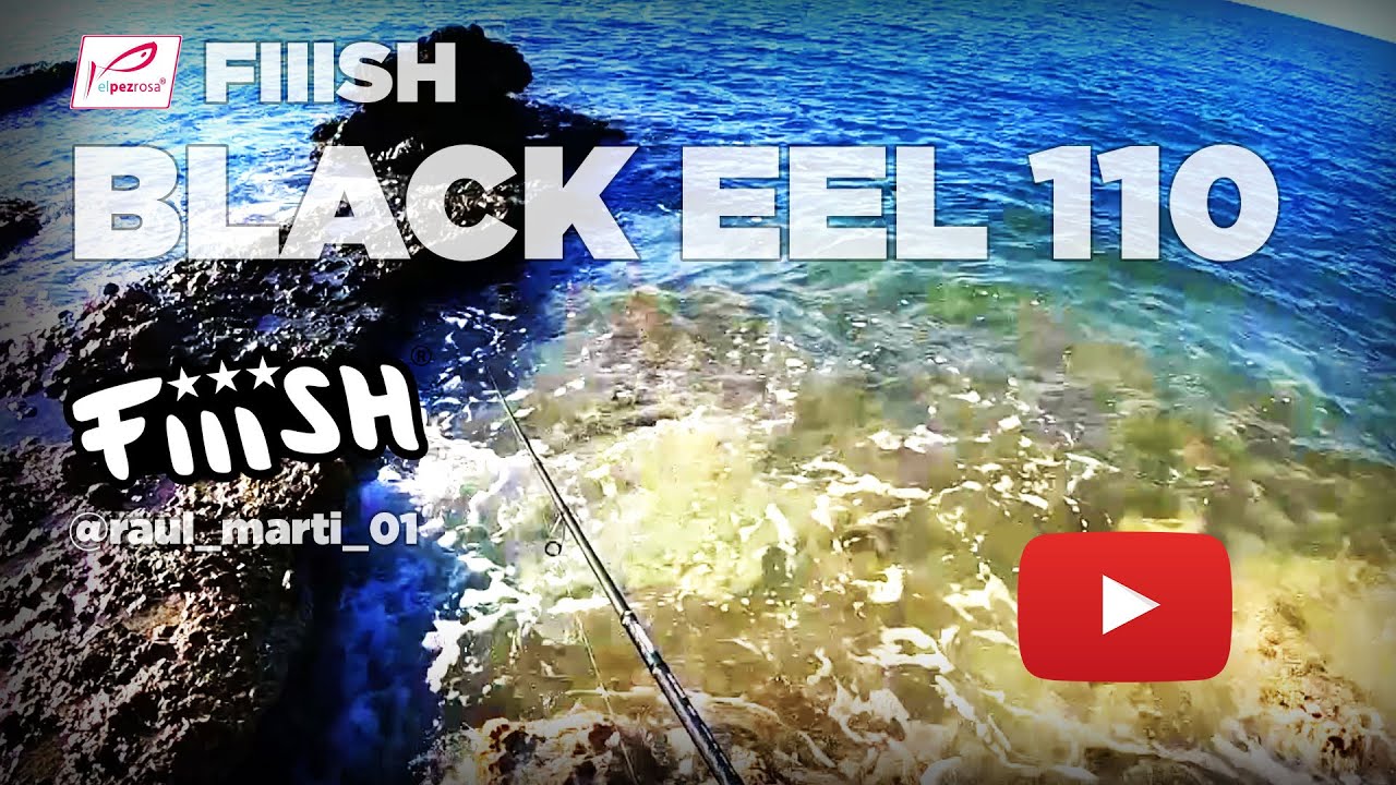 FIIISH | Pescando lubinas con Black Eel 110 en zonas mixtas de arena y roca (Explicado)
