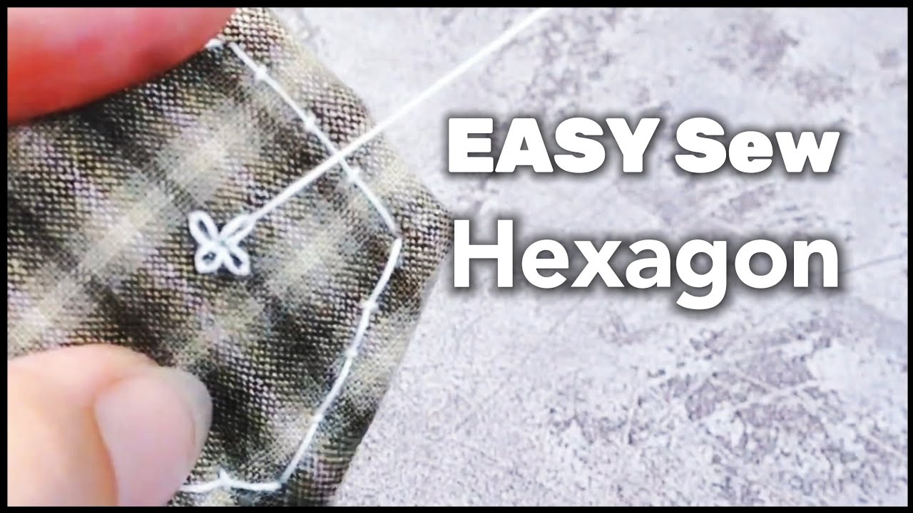 DIY Hexagon Idea┃Simple & Easy Embroidery