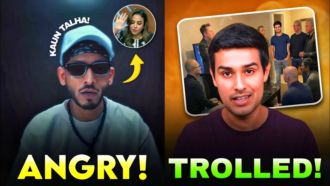 Talha Anjum Angry Reply 😡| Dhruv Rathee Getting Trolled 😱| KhabriSoul