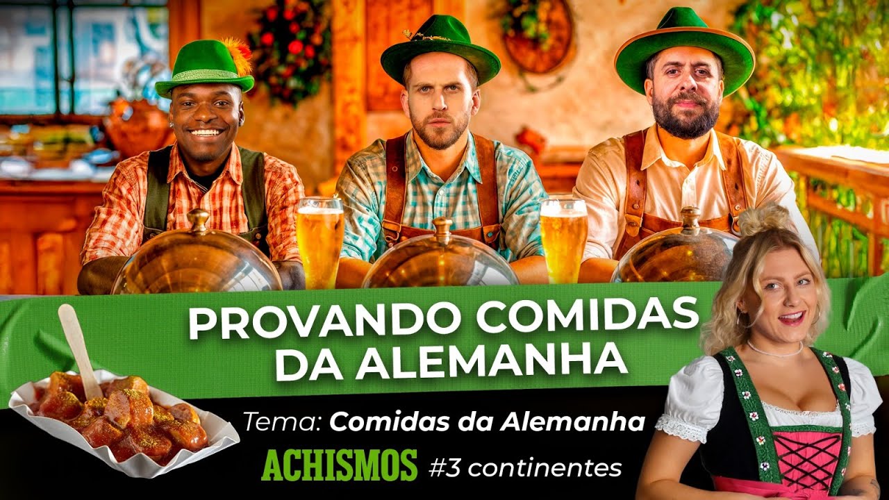PROVANDO E DANDO NOTAS PRA COMIDAS DA ALEMANHA | #3CONTINENTES #66