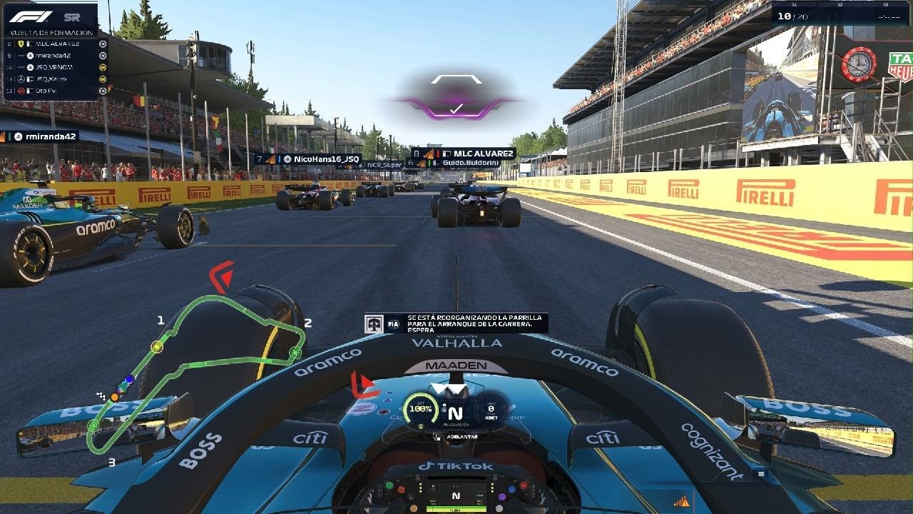 F1 25. TSL. DIVISIÓN 1. SPRINT. MONZA.