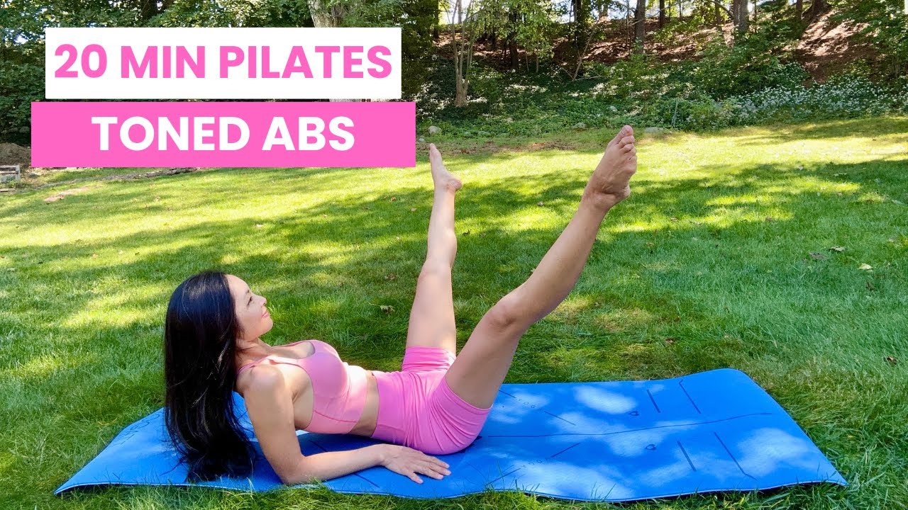 20MIN Abs Pilates, No Equipment, Toned Abs
