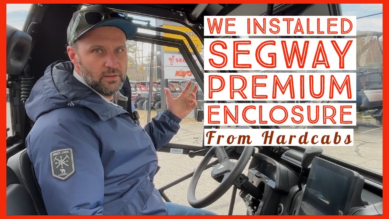 We Installed a premium enclosure from Hardcabs on Segway UT10 Fugleman #segway #utv