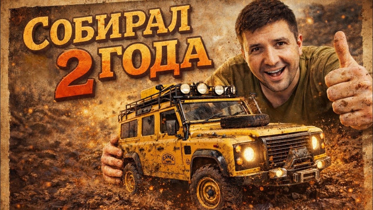 Собрал CAMEL TROPHY 1:10