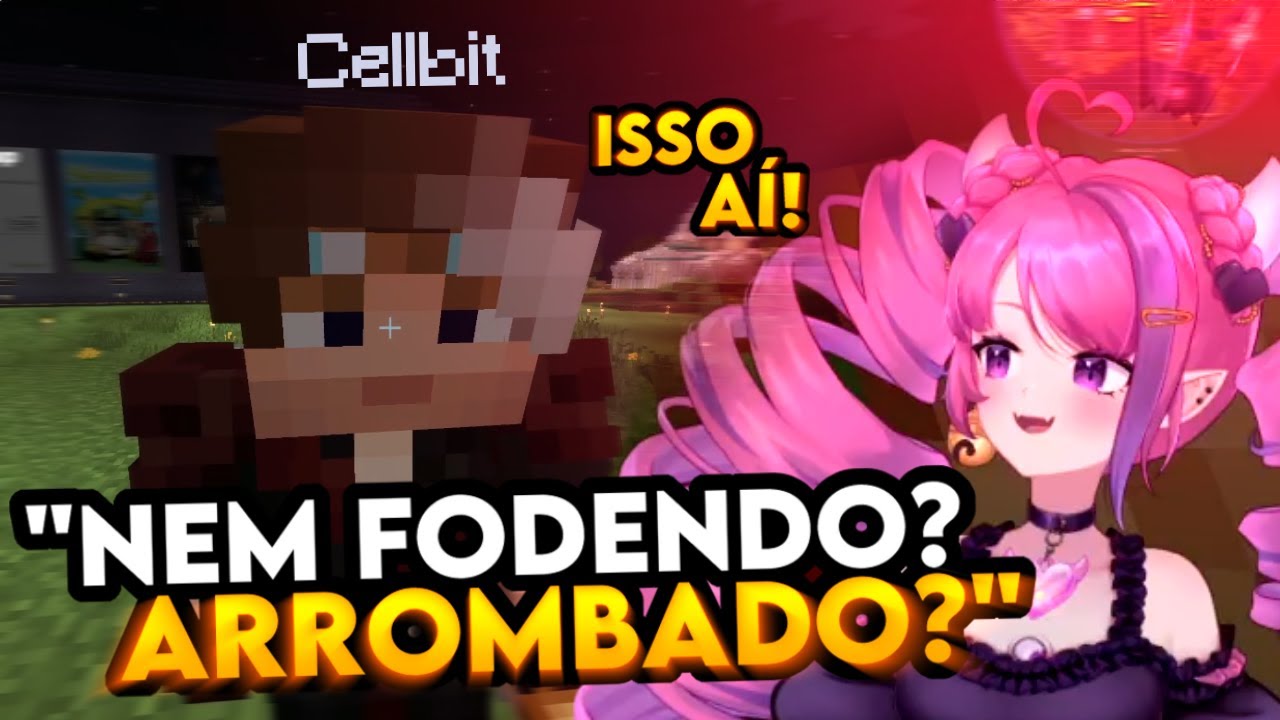 IRONMOUSE APRENDENDO A FALAR PORTUGU&Ecirc;S COM O CELLBIT - QSMP
