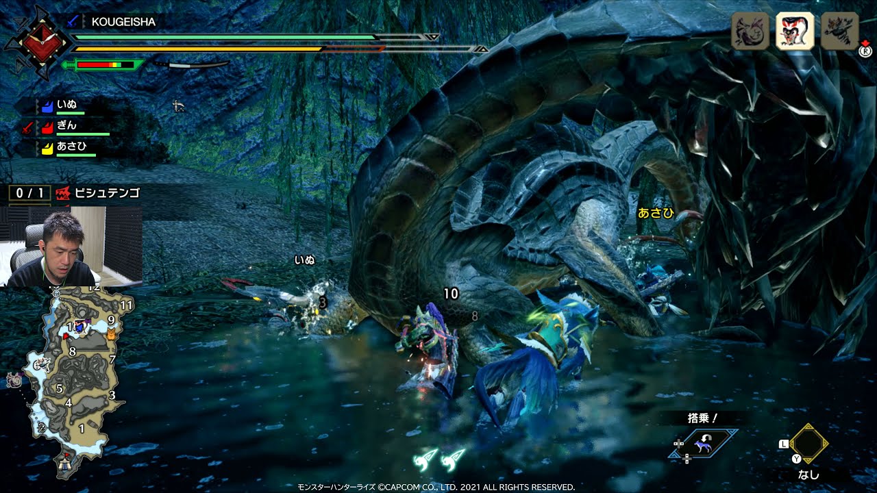 5 かんあきファミリー集会場クエスト　モンスターハンターライズ Monster Hunter Rise パポ配信