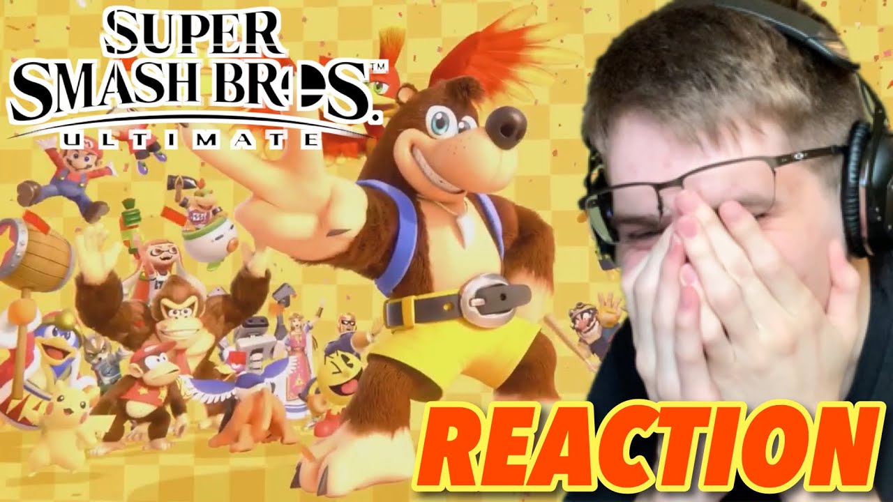 РЕАКЦИЯ на окончательный трейлер Banjo-Kazooie Smash Bros.