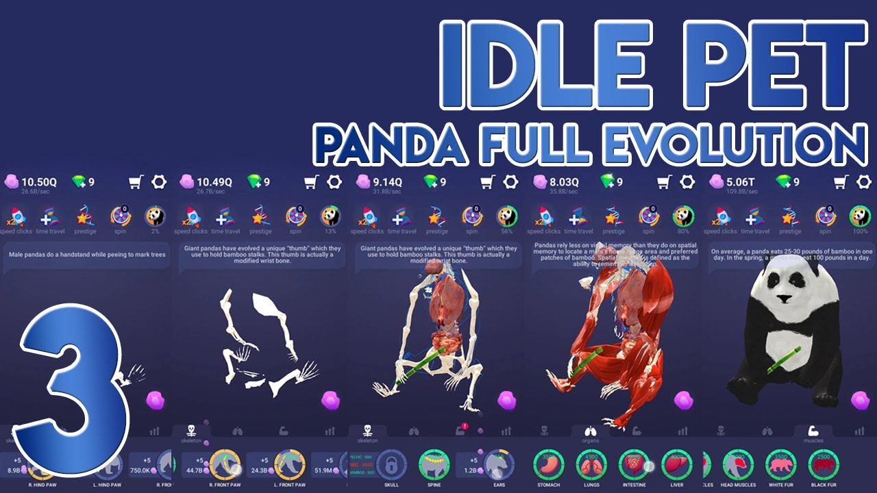 Idle Pet PANDA Full Evolution [Completed]