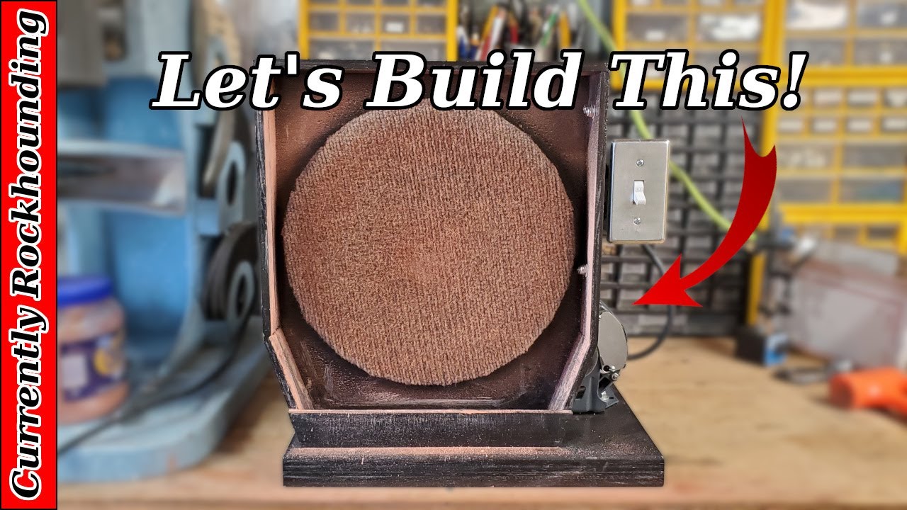 Cerium Oxide Carpet Wheel Plans // Lapidary Equipment You Can Build At Home!