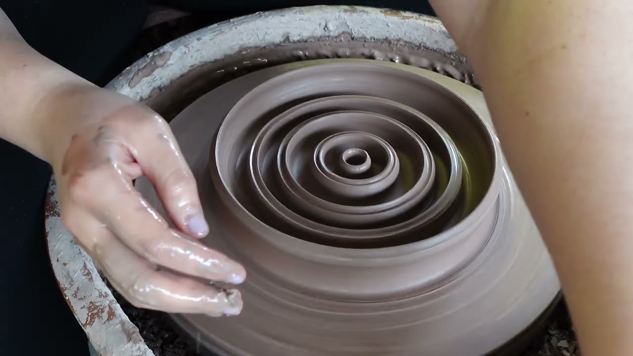 Wheel Throwing Slow Feed Dog Bowl