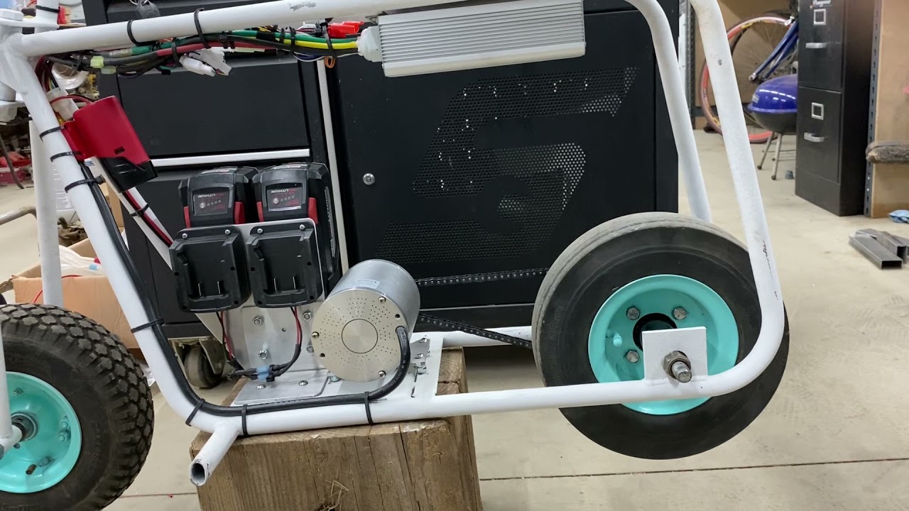 Electric Mini Bike with  Milwaukee batteries