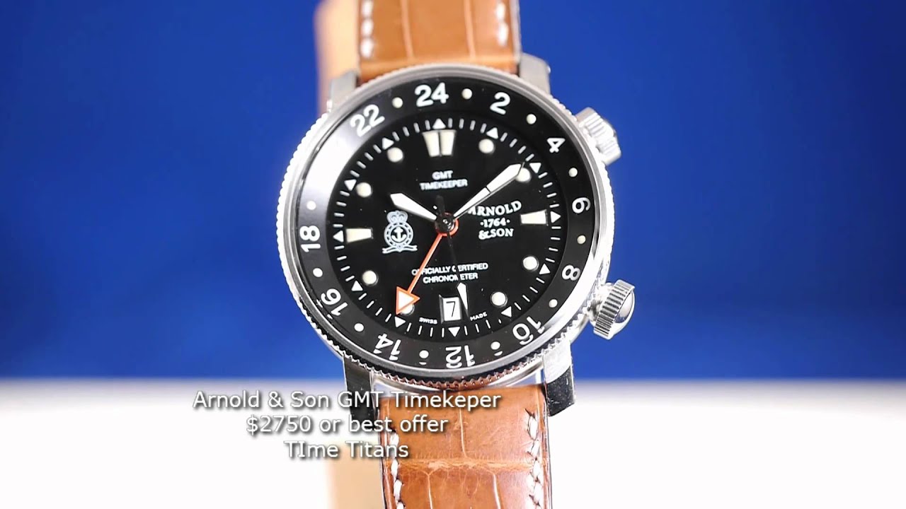 Arnold & Son GMT Timekeeper