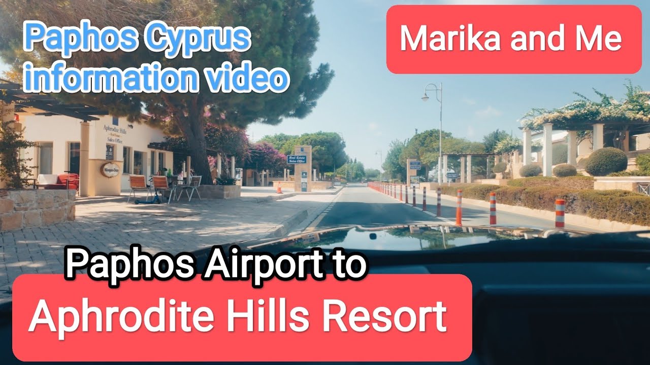 Driving to Aphrodite Hill's Resort