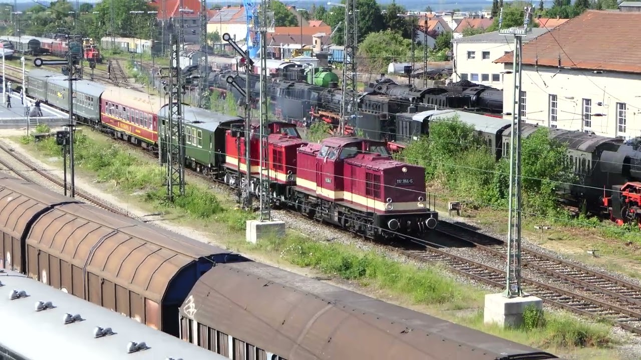 Baureihe V 112 Doppeltraktion (V 100) @ Nördlingen
