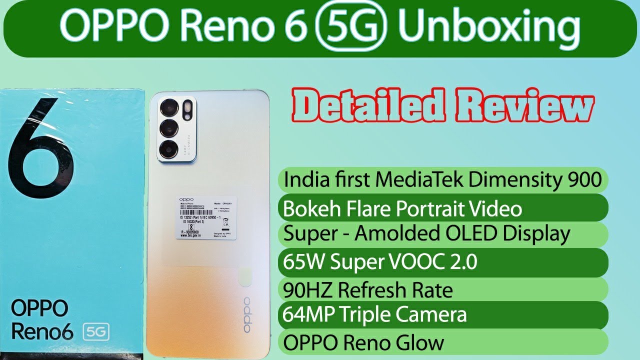 Oppo Reno 6 5G Unboxing And Review | Tamil