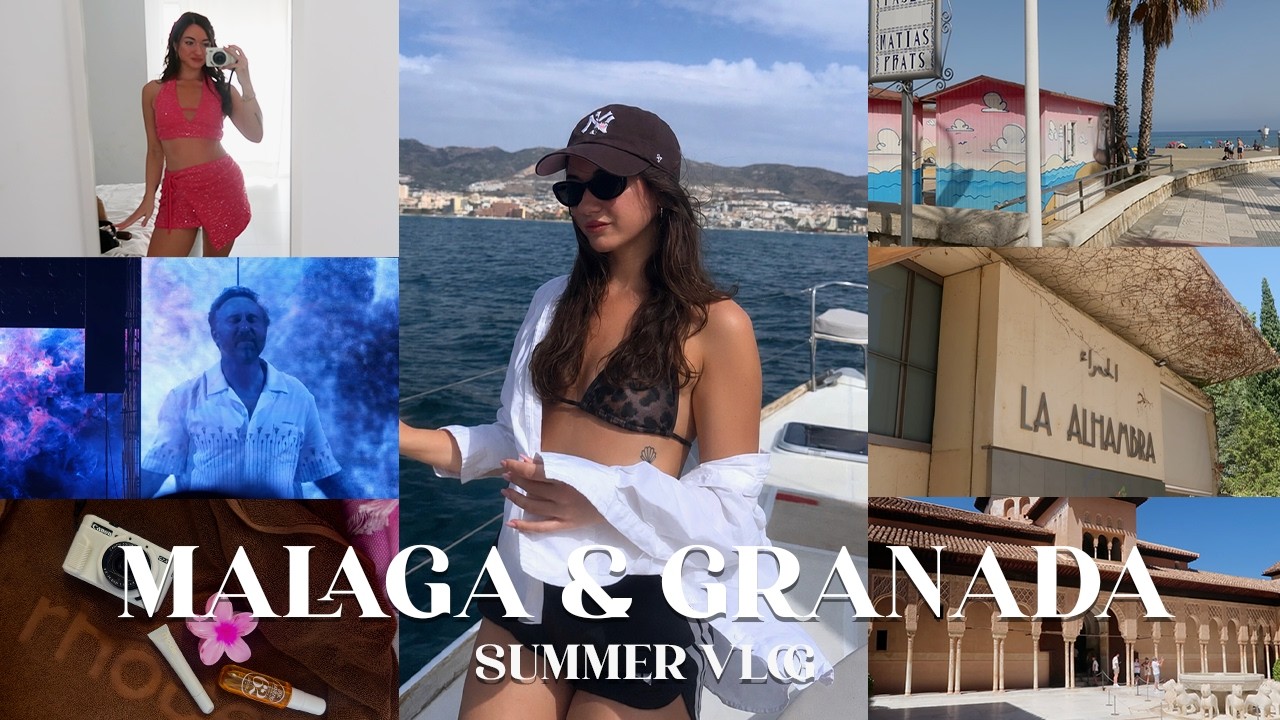 ВЛОГ ИЗ МАЛАГИ 🇪🇸 | Фестиваль Dreambeach с David Guetta, Гранада и наблюдение за дельфинами!