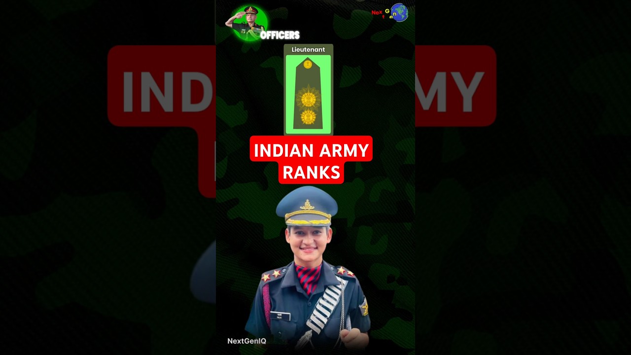 Indian Army Rank Structure: JCO, NCO & Officer Ranks