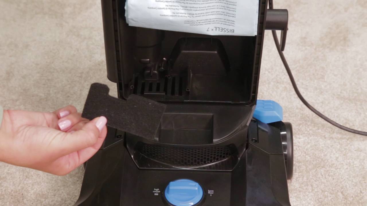 BISSELL PowerForce&reg;  Bagged Cleaning the Filter